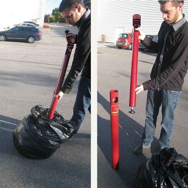 Pilona Cendrer City | Capacitat per a 1500 Cigarretes